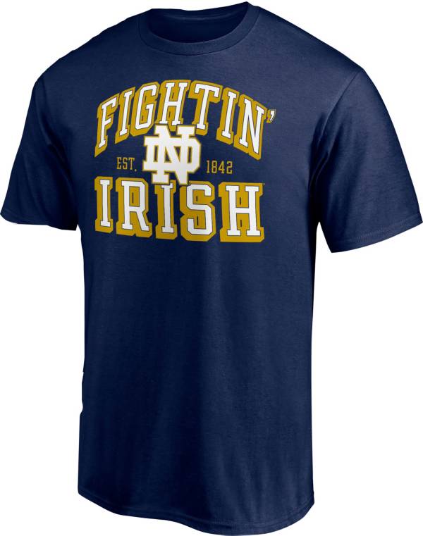 NCAA Men's Notre Dame Fighting Irish Navy Cotton T-Shirt