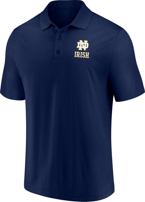 NCAA Men's Notre Dame Fighting Irish Navy Polo product image