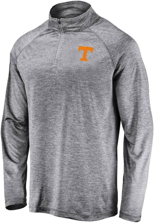 NCAA Men's Tennessee Volunteers Grey Quarter-Zip Pullover Shirt