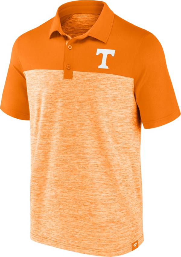 NCAA Men's Tennessee Volunteers Tennessee Orange Iconic Brushed Poly Polo