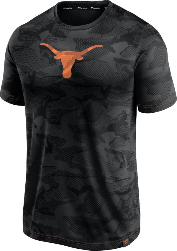NCAA Men's Texas Longhorns Black Camo T-Shirt