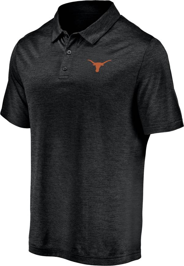 NCAA Men's Texas Longhorns Black Polo