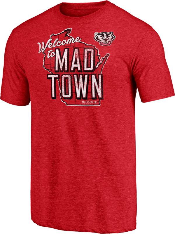 NCAA Men's Wisconsin Badgers Red T-Shirt