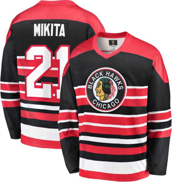 NHL Chicago Blackhawks Stan Mikita #21 Breakaway Vintage Replica Jersey