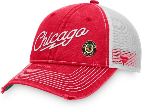NHL Chicago Blackhawks Sports Resort Adjustable Trucker Hat