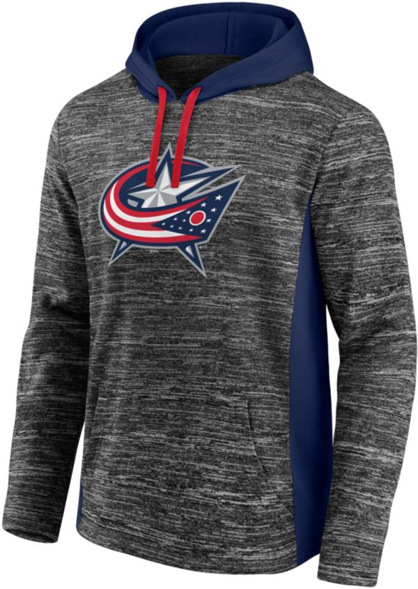 NHL Columbus Blue Jackets Chiller Charcoal Pullover Hoodie