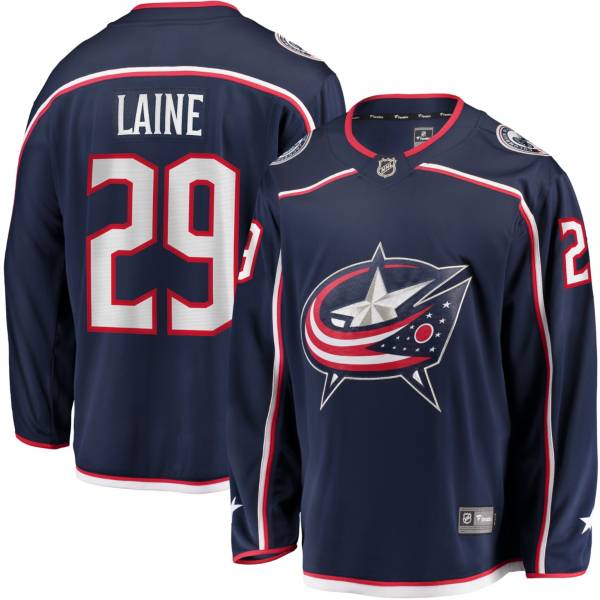 NHL Men's Columbus Blue Jackets Patrik Laine #29 Breakaway Home Replica Jersey