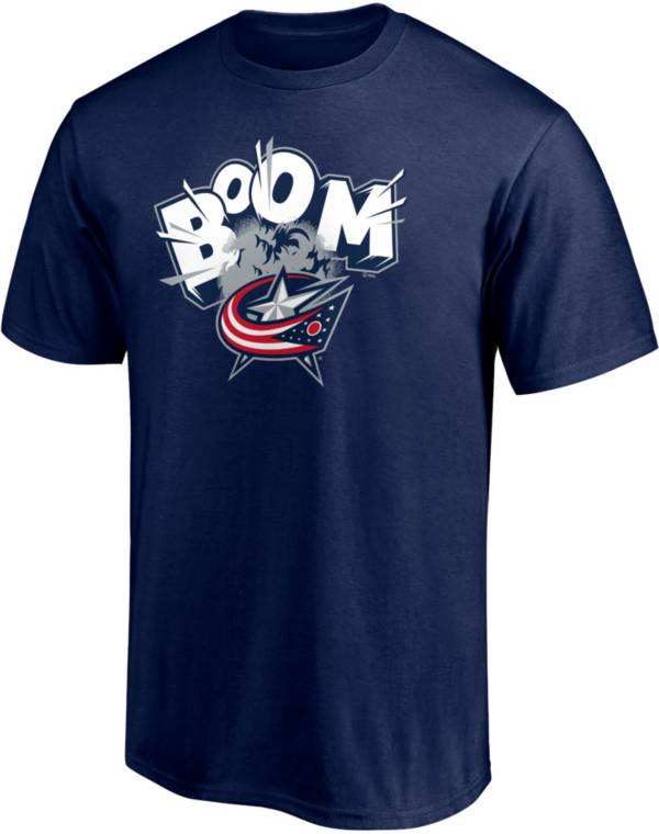 NHL Columbus Blue Jackets Block Party Hometown Navy T-Shirt product image