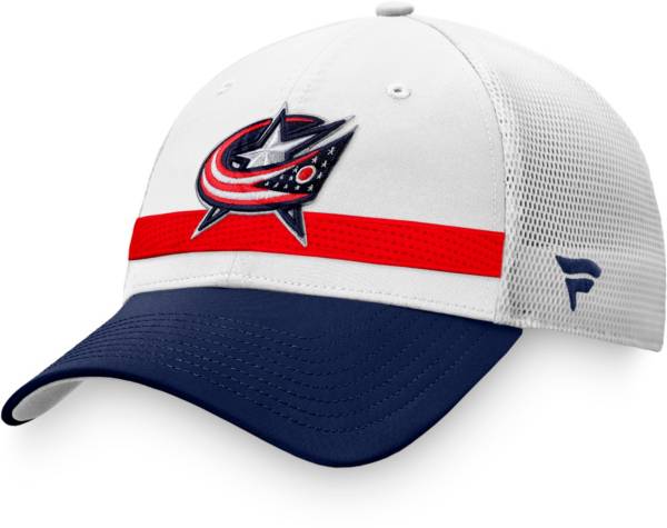 NHL Columbus Blue Jackets Authentic Pro Adjustable Trucker Hat