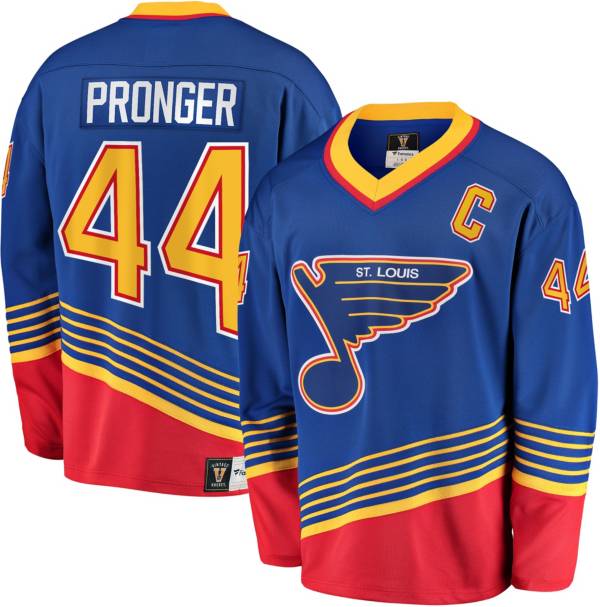 NHL St. Louis Blues Chris Pronger #44 Breakaway Vintage Replica Jersey