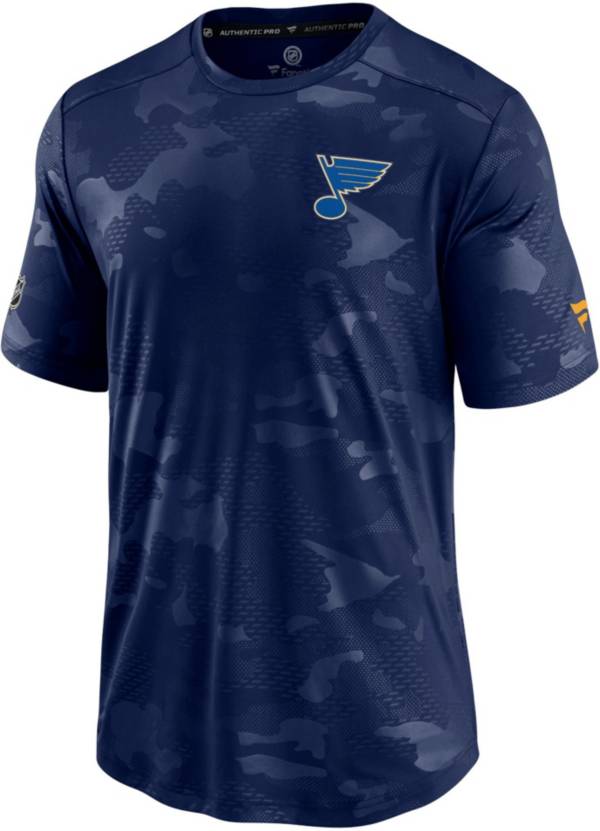 NHL St. Louis Blues Authentic Pro Locker Room Camo T-Shirt