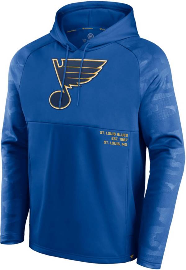 NHL St. Louis Blues Shade Defender Royal Pullover Hoodie