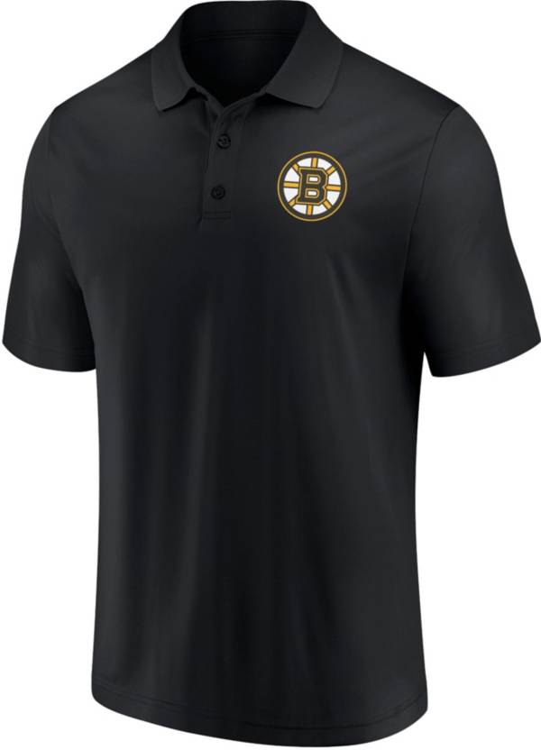 NHL Boston Bruins Team Black Polo