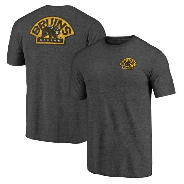 NHL Men's Boston Bruins Shoulder Patch Black T-Shirt