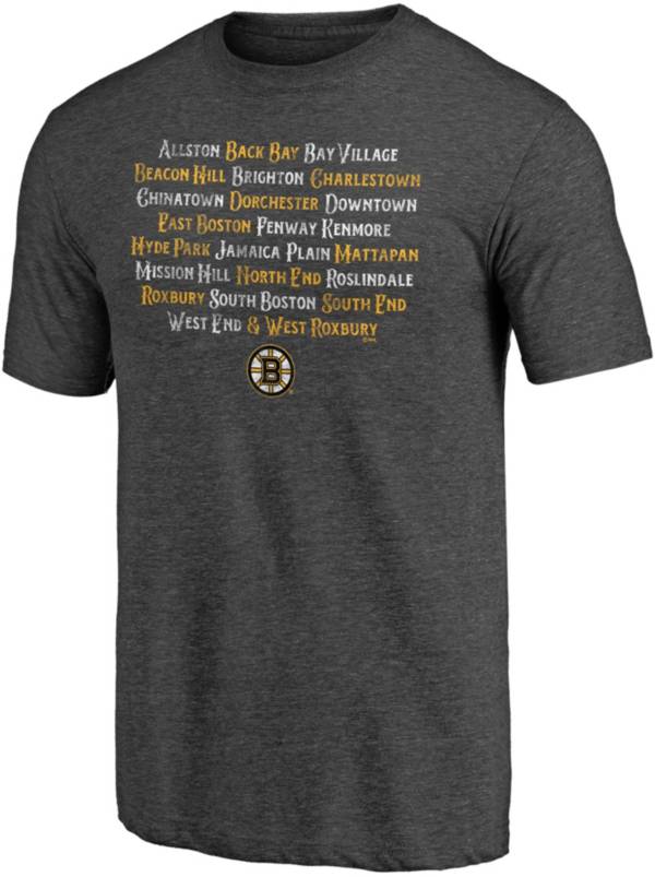 NHL Boston Bruins Shoot To Score Grey T-Shirt