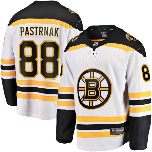 NHL Boston Bruins David Pastrnák #88 Breakaway Away Replica Jersey