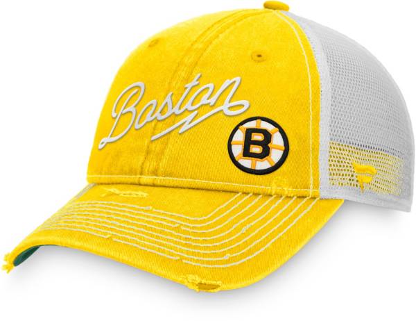 NHL Boston Bruins Sports Resort Adjustable Trucker Hat