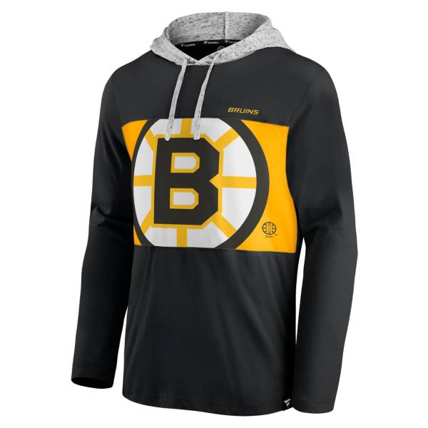 NHL Boston Bruins Vintage Black Pullover Hoodie