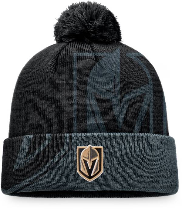 NHL Vegas Golden Knights Block Party Cuffed Pom Knit Beanie