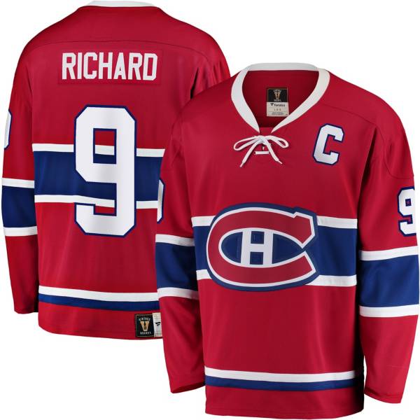 NHL Montreal Canadiens Maurice Richard #9 Breakaway Vintage Replica Jersey