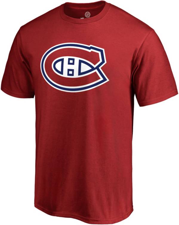 NHL Men's Montreal Canadiens Primary Logo Red T-Shirt