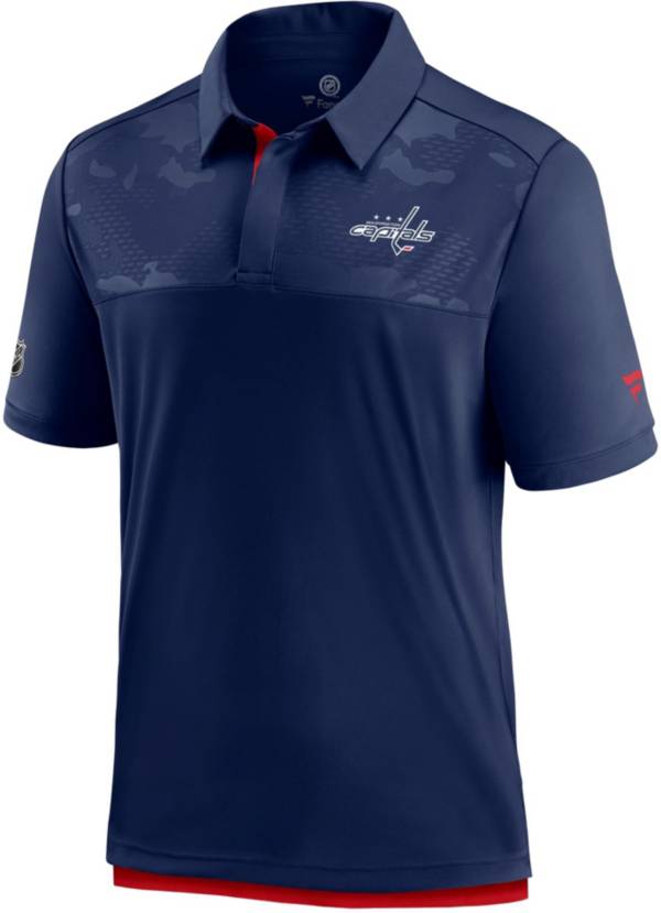 NHL Washington Capitals Authentic Pro Locker Room Navy Polo