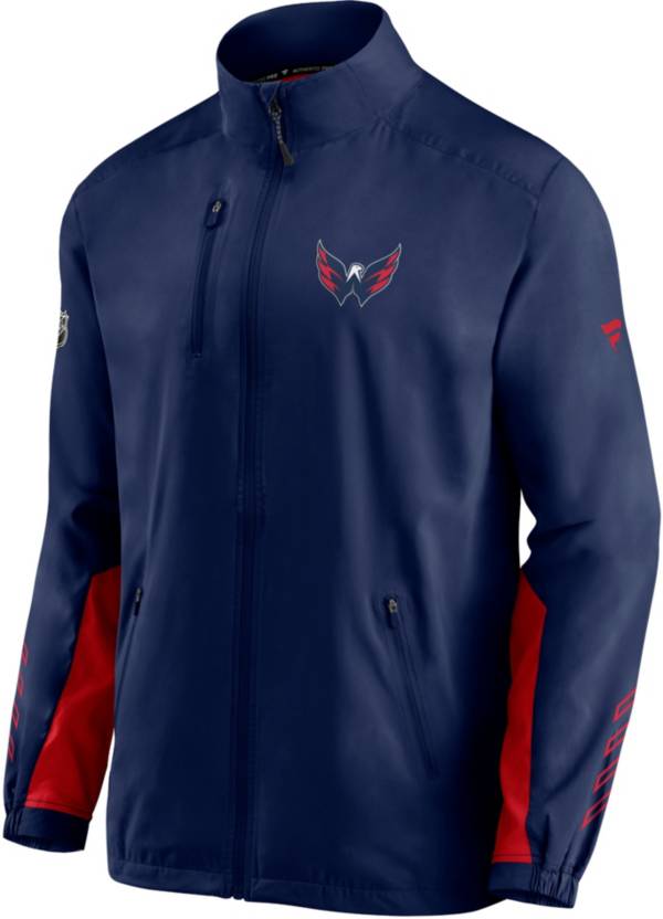 NHL Washington Capitals Authentic Pro Locker Room Rink Navy Full-Zip Jacket product image