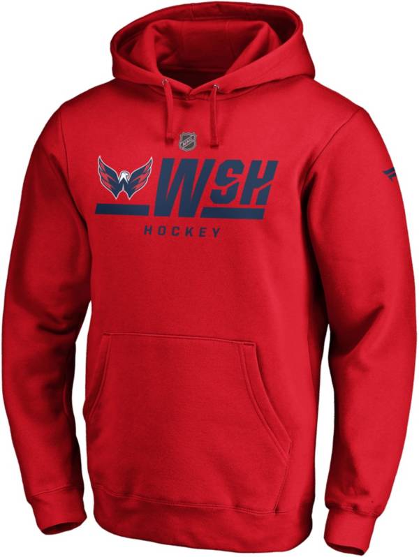 NHL Washington Capitals Authentic Pro Red Pullover Hoodie