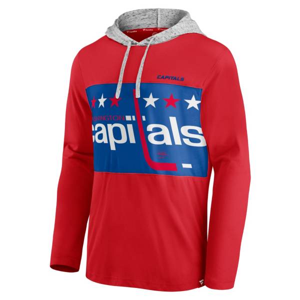 NHL Washington Capitals Vintage Red Pullover Hoodie