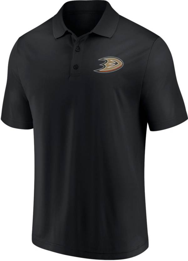 NHL Anaheim Ducks Team Black Polo