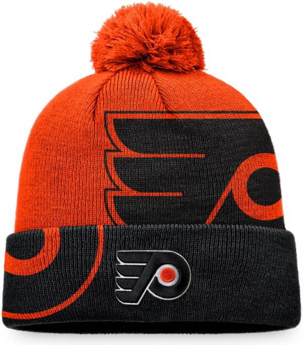 NHL Philadelphia Flyers Block Party Cuffed Pom Knit Beanie