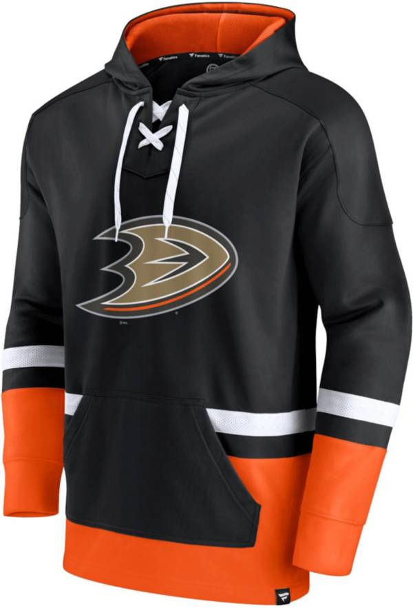 NHL Anaheim Ducks Block Party Power Play White Pullover Hoodie