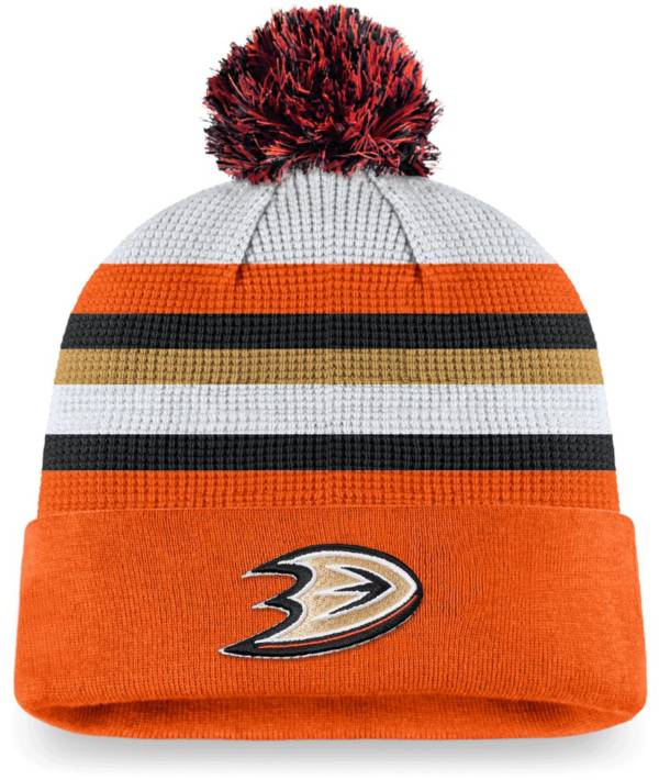 NHL Anaheim Ducks Authentic Pro Jersey Pom Knit Beanie