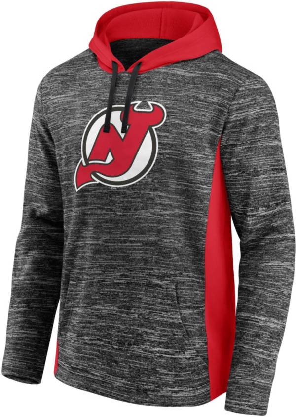 NHL New Jersey Devils Chiller Charcoal Pullover Hoodie