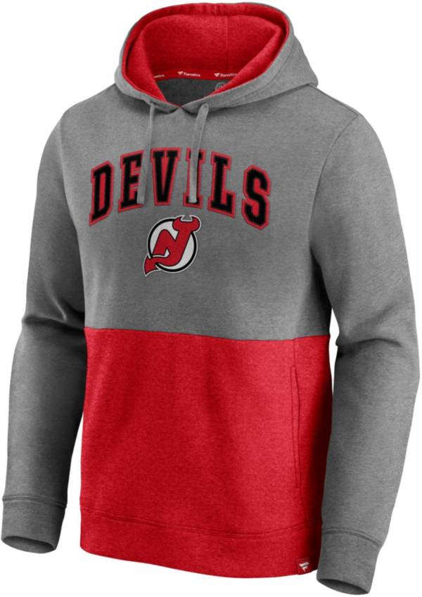 NHL New Jersey Devils Block Party Signature Red Pullover Hoodie