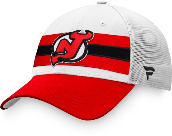 NHL New Jersey Devils Authentic Pro Adjustable Trucker Hat