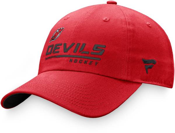 NHL New Jersey Devils Authentic Pro Locker Room Unstructured Adjustable Hat