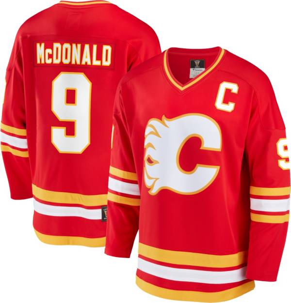 NHL Calgary Flames Lanny McDonald #9 Breakaway Vintage Replica Jersey