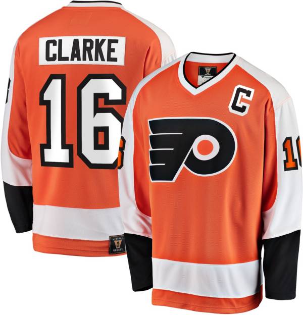 NHL Philadelphia Flyers Bobby Clark #16 Breakaway Vintage Replica Jersey