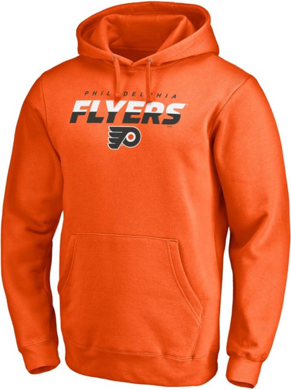 NHL Philadelphia Flyers Block Party Elevate Play Orange Pullover Hoodie
