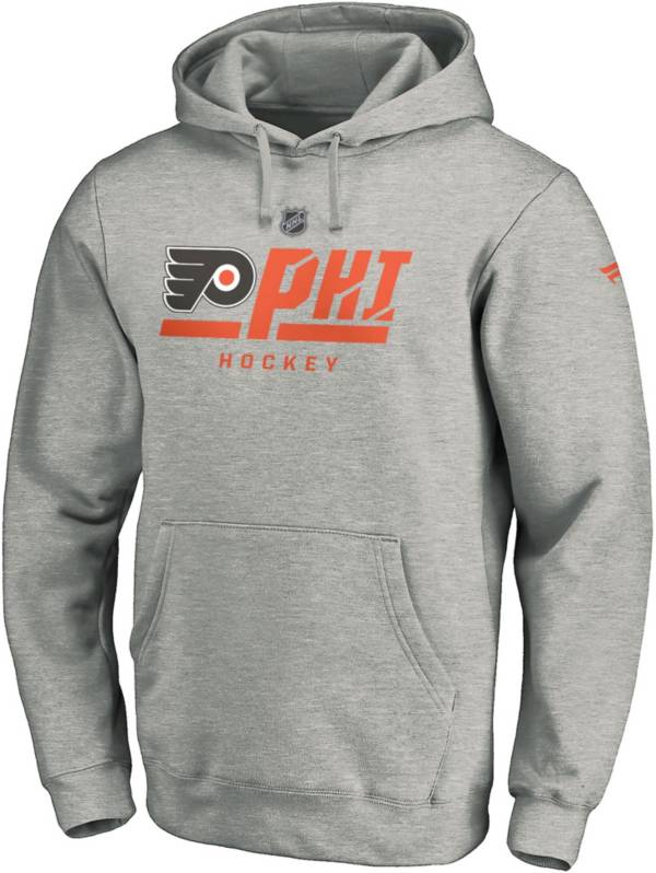 NHL Philadelphia Flyers Authentic Pro Grey Pullover Hoodie product image
