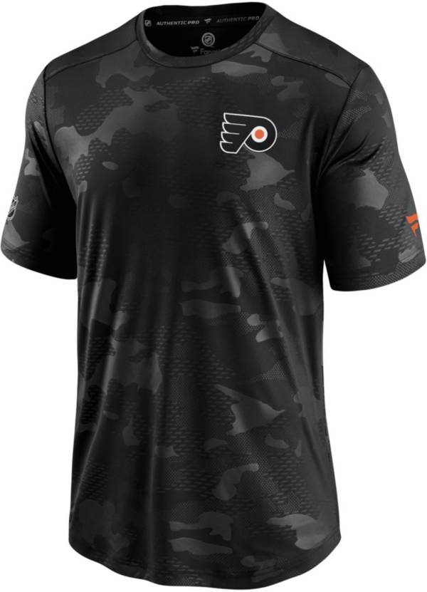 NHL Philadelphia Flyers Authentic Pro Locker Room Camo T-Shirt