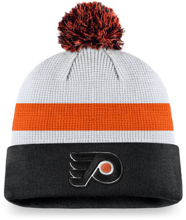 NHL Philadelphia Flyers Authentic Pro Jersey Pom Knit Beanie