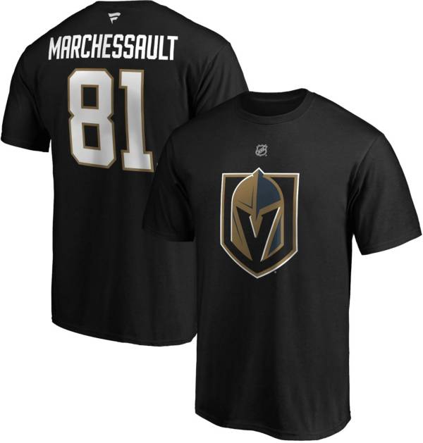 NHL Vegas Golden Knights Jonathan Marchessault #81 Black Player T-Shirt