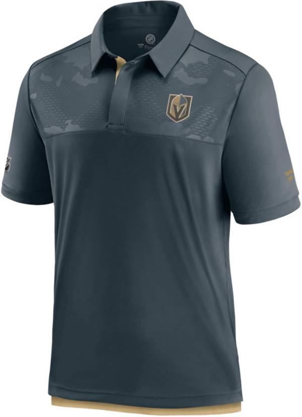 NHL Vegas Golden Knights Authentic Pro Locker Room Grey Polo product image