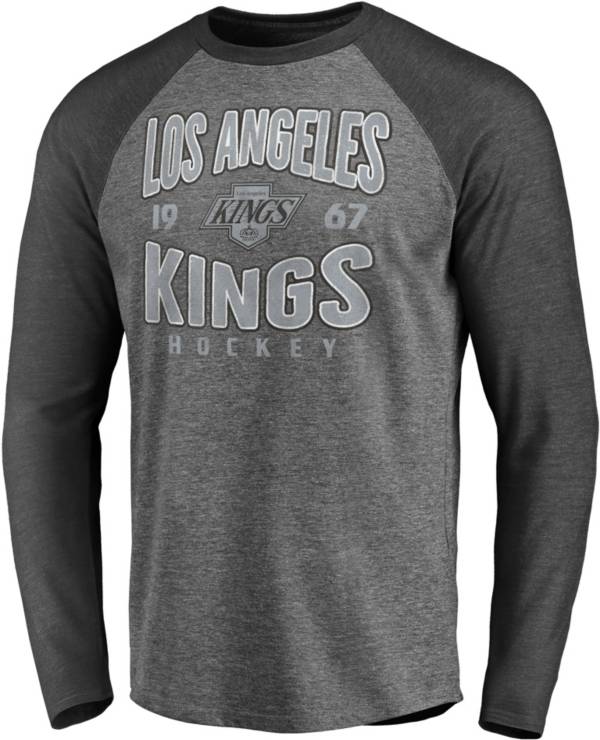 NHL Los Angeles Kings Vintage Raglan Grey T-Shirt