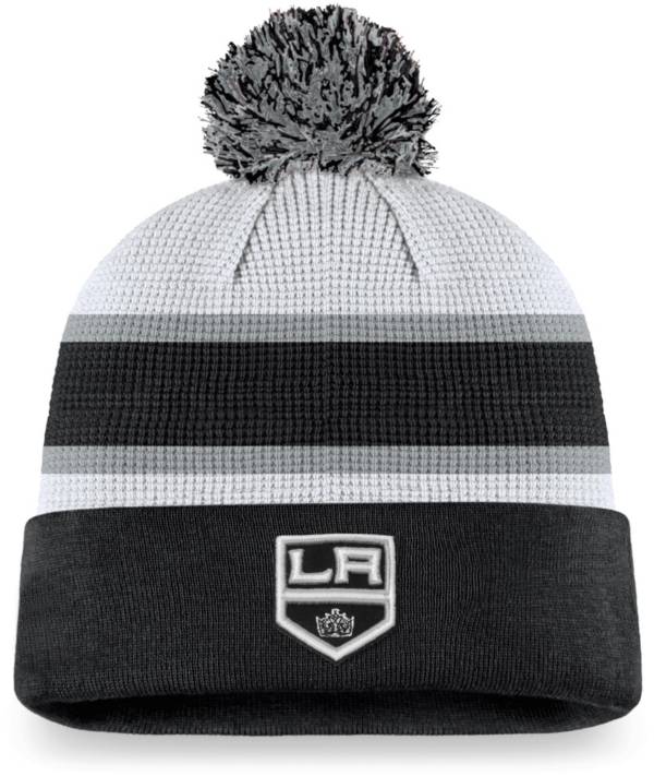 NHL Los Angeles Kings Authentic Pro Jersey Pom Knit Beanie