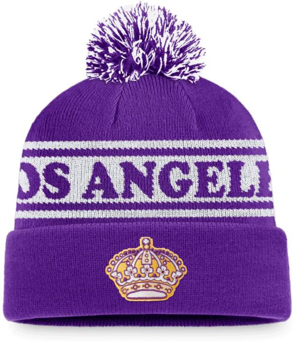 NHL Los Angeles Kings Vintage Sports Resort Pom Knit Beanie