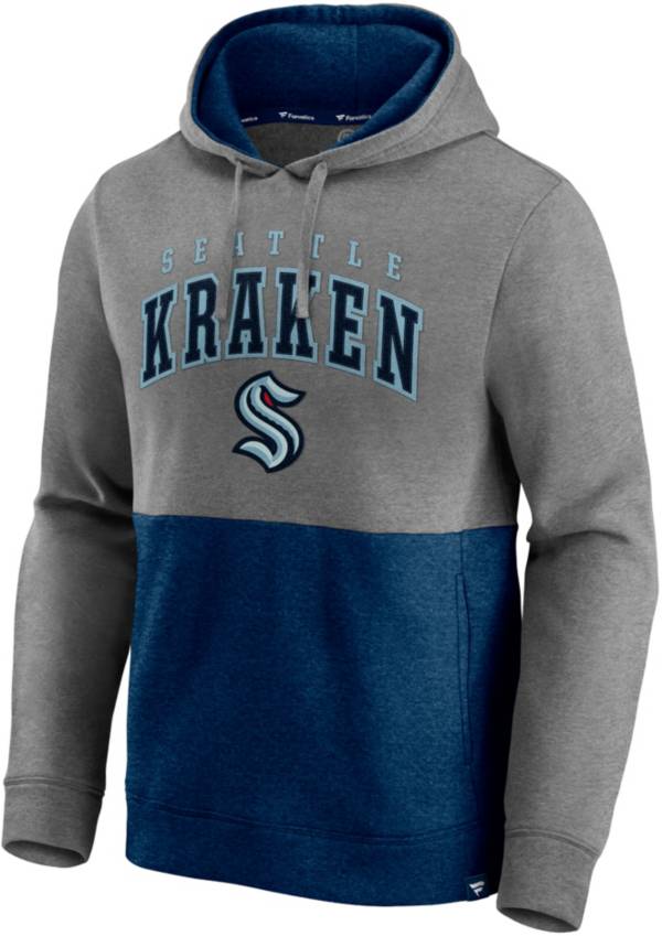 NHL Seattle Kraken Block Party Signature Navy Pullover Hoodie