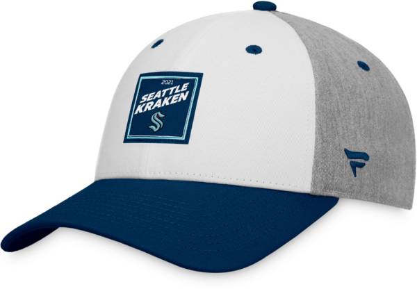 NHL Seattle Kraken Block Party Navy Adjustable Hat